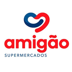 Logo da rede Amigão Supermercados